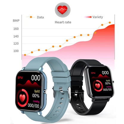 H10 1.69 inch Screen Bluetooth Call Smart Watch, Support Heart Rate/Blood Pressure/Sleep Monitoring, Color: Silver Net+Silicone - Smart Wear by buy2fix | Online Shopping UK | buy2fix