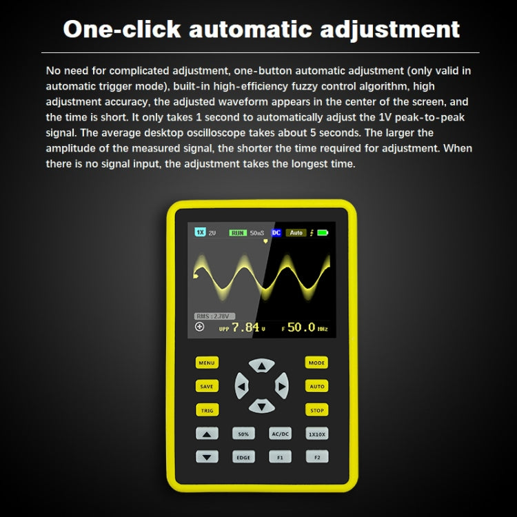 FNIRSI 2.4 Inch IPS Screen 100MHz Digital Oscilloscope(5012H) -  by FNIRSI | Online Shopping UK | buy2fix