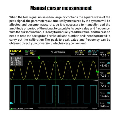 FNIRSI 1014D +P4100 Probe 2 in 1 Dual-channel 100M Bandwidth Digital Oscilloscope 1GS Sampling Signal Generator, US Plug -  by FNIRSI | Online Shopping UK | buy2fix