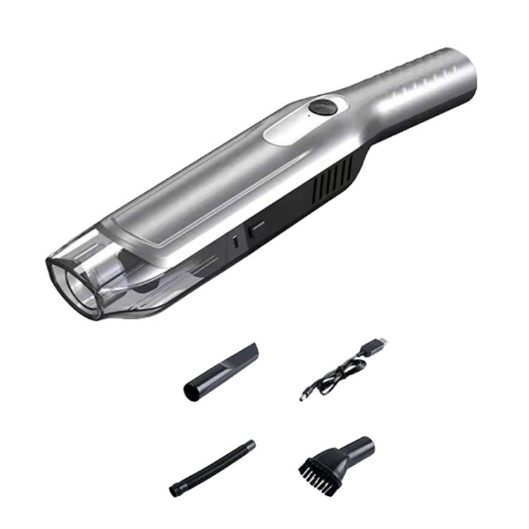 YX3560 Handheld Small Straight Handle Car Wireless Vacuum Cleaner, Style: Basic (Silver) -  by buy2fix | Online Shopping UK | buy2fix