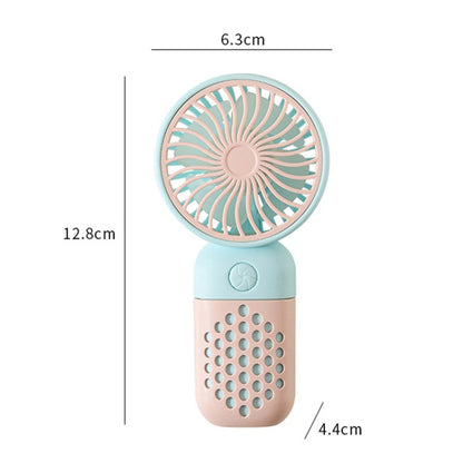 Z8 Handheld Cute Mini USB Fan Portable Dormitory Desktop Fan(Green) - Electric Fans by buy2fix | Online Shopping UK | buy2fix