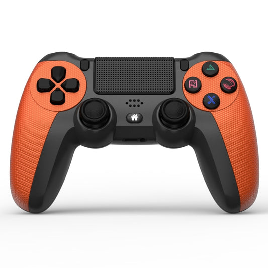 KM048 For PS4 Bluetooth Wireless Gamepad Controller 4.0 With Light Bar(Vitality Orange) - Gamepads by buy2fix | Online Shopping UK | buy2fix