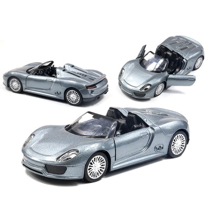 1:36 Simulation Alloy Sports Car Model Children Toy Car(Silver Gray) - Model Toys by buy2fix | Online Shopping UK | buy2fix