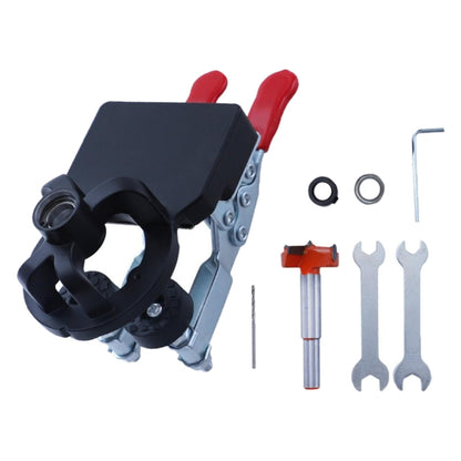 8 In 1 Aluminum Alloy 35mm Hinge Opener Hinge Punch Positioning Tool - Others by buy2fix | Online Shopping UK | buy2fix