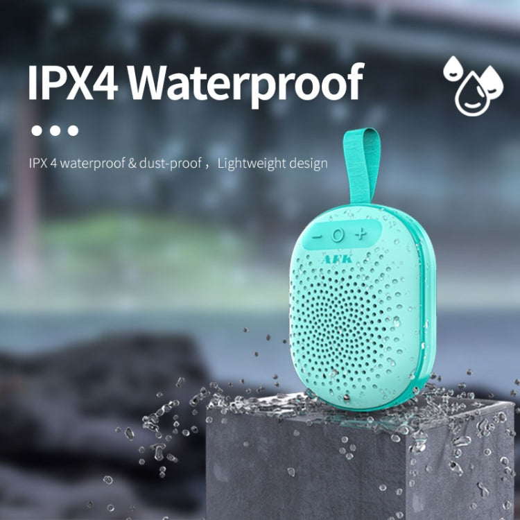 AFK BT-513 TWS Mini Portable RGB Light Bluetooth Speaker 3D Sound Effect Waterproof Bluetooth Audio(Light Blue) - Mini Speaker by AFK | Online Shopping UK | buy2fix