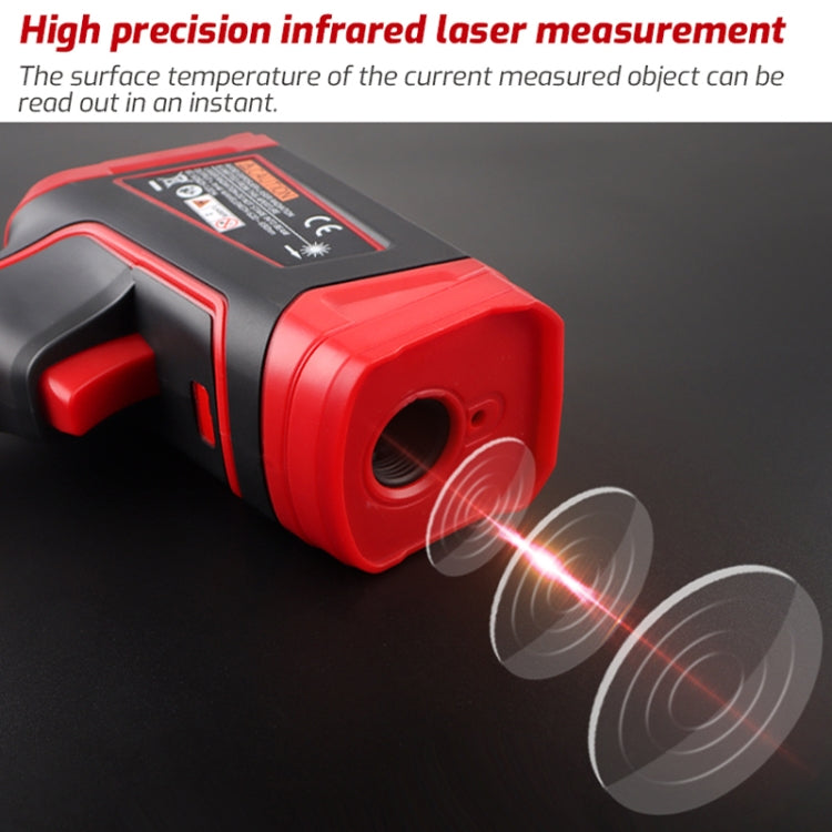 TASI TA603A -32-1080 degrees Celsius Color Screen Infrared Thermometer Industrial Electronic Thermometer - Thermostat & Thermometer by TASI | Online Shopping UK | buy2fix