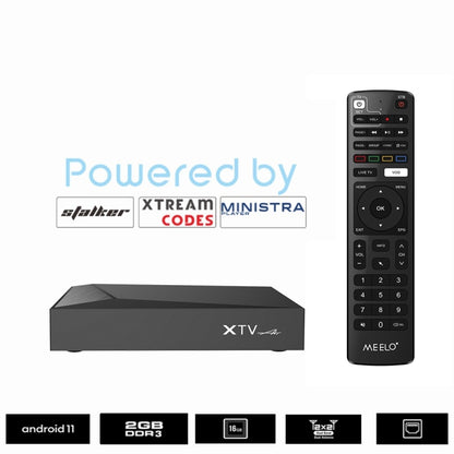 XTV Air 2GB+16GB Infrared Remote Control Version Mini HD 4K Android TV Box Network Set-Top Box Amlogic S905w2 Quad Core(UK Plug) - Amlogic S905 by buy2fix | Online Shopping UK | buy2fix