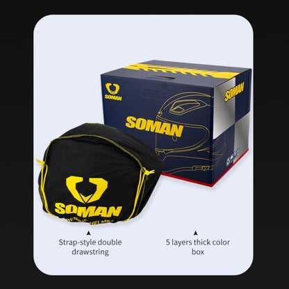 SOMAN Four Seasons Full Cover Motorcycle Helmet, Size: XXL(Cheetah Print Red Purple) - Helmets by SOMAN | Online Shopping UK | buy2fix
