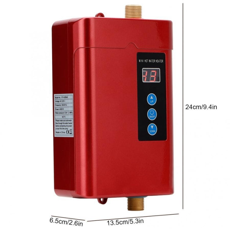 EU Plug 4000W Electric Water Heater With Remote Control Adjustable Temperate(White) - Water Heaters & Parts by buy2fix | Online Shopping UK | buy2fix