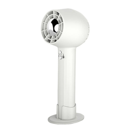 USB Mini Handheld Fan Mute Desktop Portable Outdoor Turbo Fan(Bright Moon White) - Electric Fans by buy2fix | Online Shopping UK | buy2fix