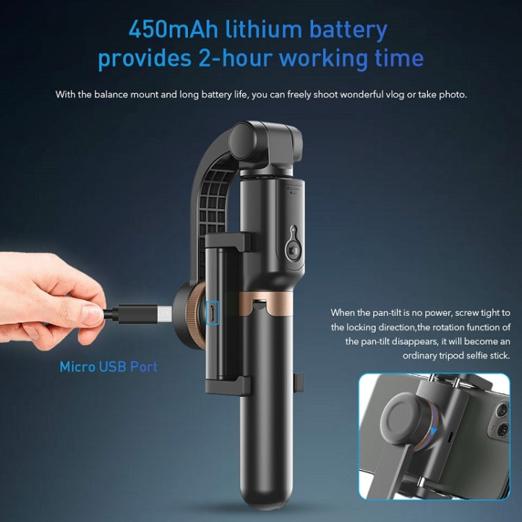 APEXEL APL-D6 Live Video Multifunctional Mobile Phone Gimbal Stabilizer Selfie Stick - Handheld Gimbals by APEXEL | Online Shopping UK | buy2fix