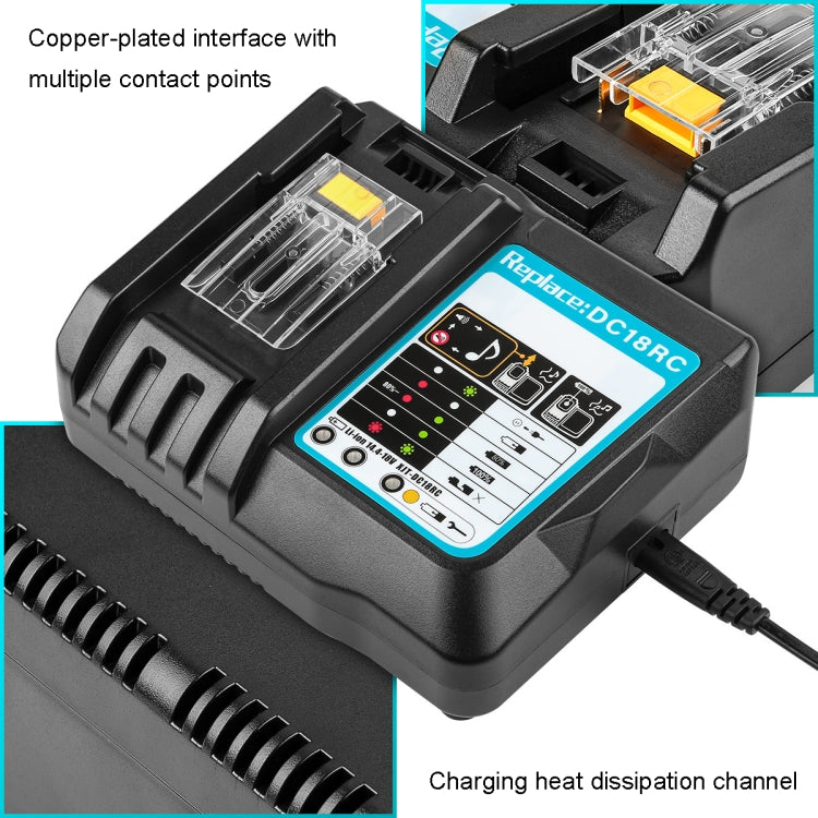 For Makit DC18RA / DC18RC 14.4V-18V Cordless Power Tool Battery Charger(AU Plug) - Electric Saws & Accessories by buy2fix | Online Shopping UK | buy2fix