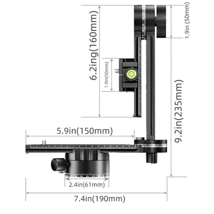 BEXIN  GH-720A Tripod Head  720 Degree Rotating Panorama Head - Tripod Heads by BEXIN | Online Shopping UK | buy2fix