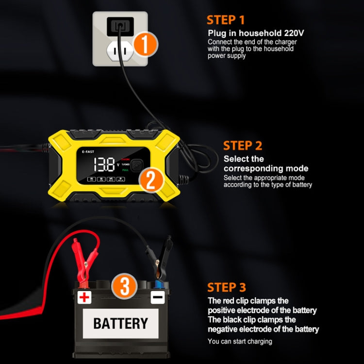 E-FAST 12V Motorcycle Car Battery Emergency Start Charger(AU Plug) - Power Bank by E-FAST | Online Shopping UK | buy2fix