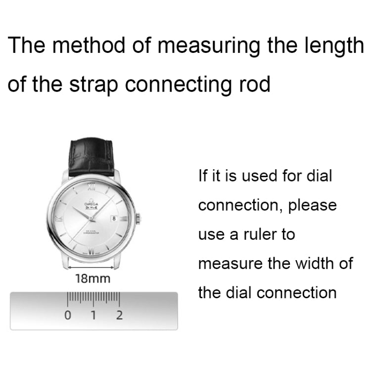 100pcs/set 304 Stainless Steel Strap Connecting Rod Strap All Steel Switch Lugs, Style: No Drag (1.5x20mm) - Watch Accessories by buy2fix | Online Shopping UK | buy2fix