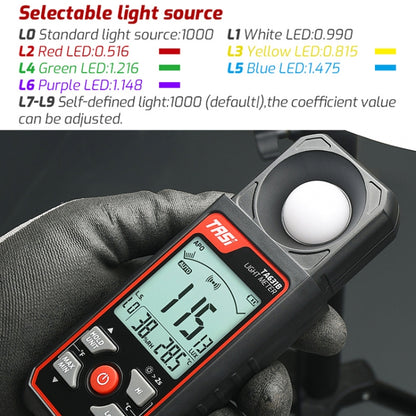 TASI TA631A 200,000 LUX Illuminating Meter Bright Test Instrument Brightness Light Meter - Light & Sound Meter by TASI | Online Shopping UK | buy2fix