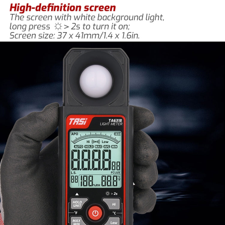 TASI TA631A 200,000 LUX Illuminating Meter Bright Test Instrument Brightness Light Meter - Light & Sound Meter by TASI | Online Shopping UK | buy2fix
