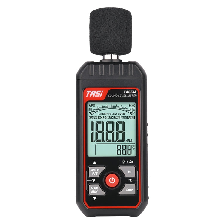 TASI TA651A Household Noise Tester Decibel Device - Light & Sound Meter by TASI | Online Shopping UK | buy2fix