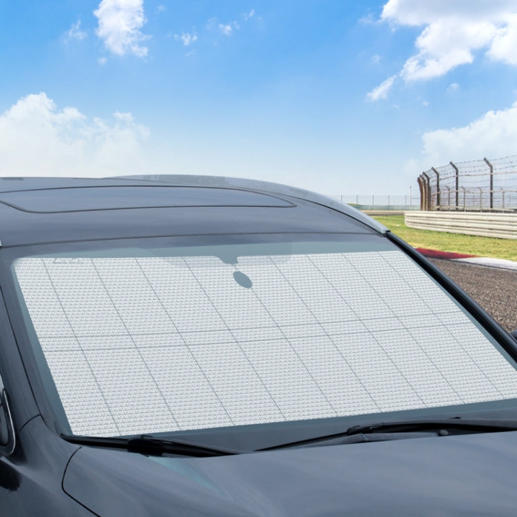 140x75cm Car Front Windshield Sun Protection Heat Insulation Foldable Sunshade - Window Foils & Solar Protection by buy2fix | Online Shopping UK | buy2fix