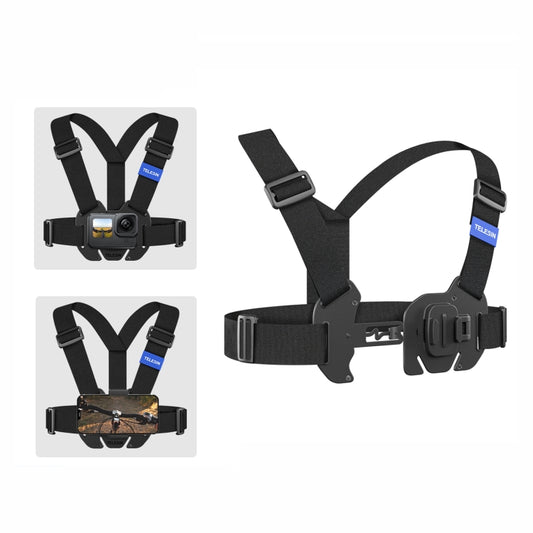 TELESIN  Chest Strap Mount Waistcoat Belt  Mount For Action Camera - Chest Belt by TELESIN | Online Shopping UK | buy2fix