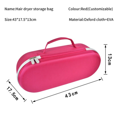For Dyson HD01 HD03 Hair Dryer Storage Box EVA Hard Shell Bag(Rose Red) - Hair Dryers & Accessories by buy2fix | Online Shopping UK | buy2fix