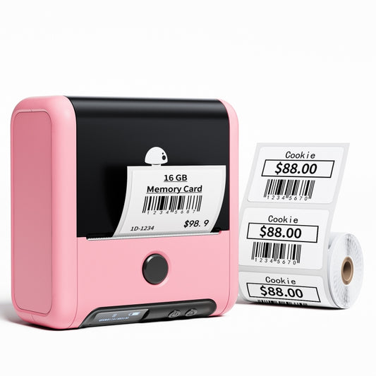 Phomemo M200 QR Code Tag Handheld Portable Bluetooth Thermal Label Printer(Pink) - Printer by Phomemo | Online Shopping UK | buy2fix