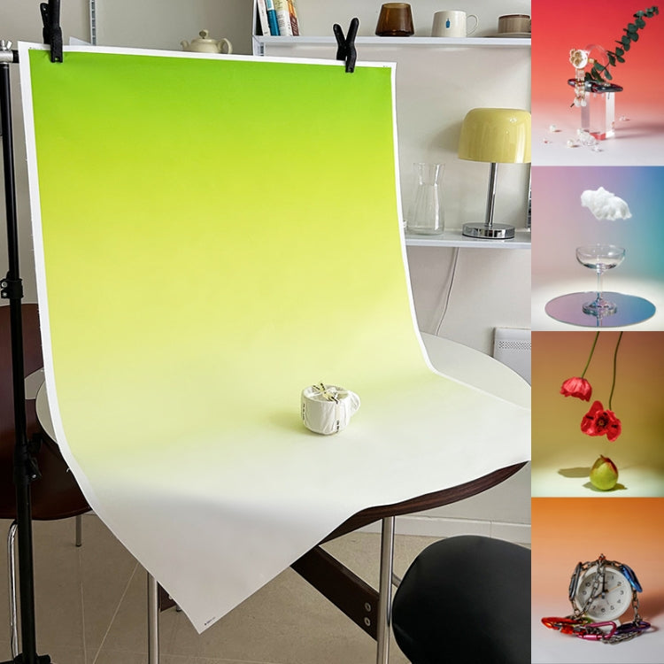 78x104cm Gradient Background Paper Photography Portrait Photo Props(Sunset Sugar) - Gradient Color by buy2fix | Online Shopping UK | buy2fix