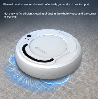 3-in-1 1800pa Smart Cleaning Robot Rechargeable Auto Robotic Vacuum Dry Wet Mopping Cleaner(White) - Robot Vacuum Cleaner by buy2fix | Online Shopping UK | buy2fix