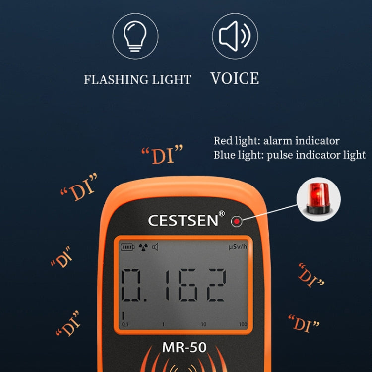 CESTSEN MR-50EXP  Nuclear Radiation Detector Radioactive Environmental Radiation αβγX-Ray Detector,CN Plug - Radiation Detector by CESTSEN | Online Shopping UK | buy2fix