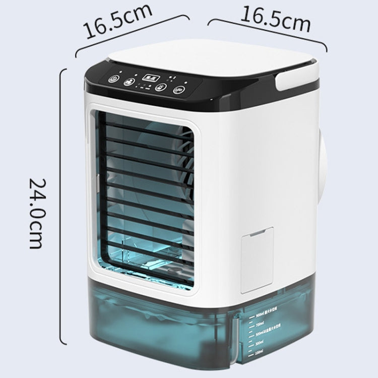 Desktop Mini Cold Air Fan Home Humidifier Dual Spray Air Conditioning Fan With CN Plug - Electric Fans by buy2fix | Online Shopping UK | buy2fix