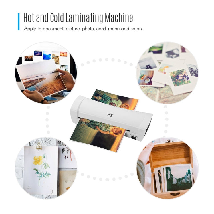 Osmile SL200 A4 Photo Cold and Hot Laminating Machine 340mm/min Speed EU Plug - Photo Film Covering Machine by Osmile | Online Shopping UK | buy2fix