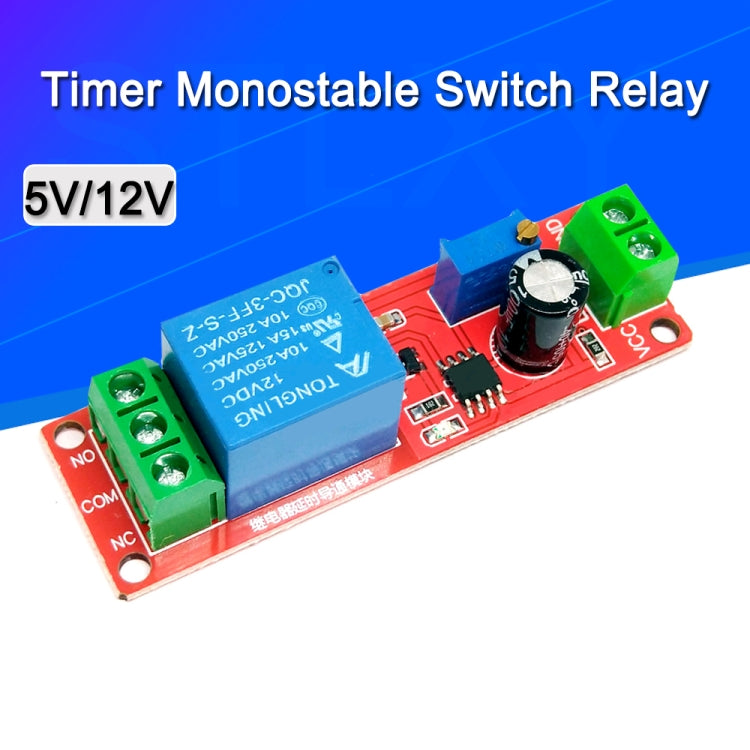 5V NE555 Time Relay Shield Timing Relay Timer Control Switch Car Relays - Relay Module by buy2fix | Online Shopping UK | buy2fix