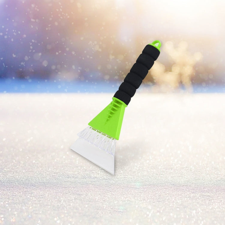 Car De-icer Shovel Multifunctional Frost Scraping Snow Sweeping Brush(Green) - Ice Scraper by buy2fix | Online Shopping UK | buy2fix