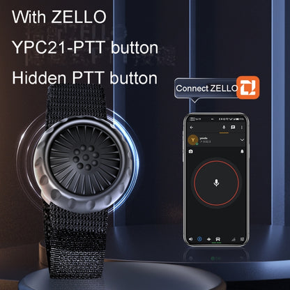 For ZELLO Wireless Bluetooth Push Button Car Riding Transmitter(Black) - Bluetooth Car Kits by buy2fix | Online Shopping UK | buy2fix