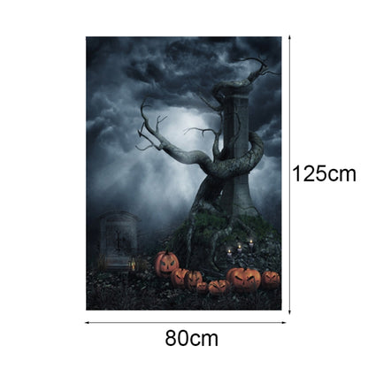 1.25x0.8m Holiday Party Photography Background Halloween Decoration Hanging Cloth, Style: WS-167 - Cartoon by buy2fix | Online Shopping UK | buy2fix