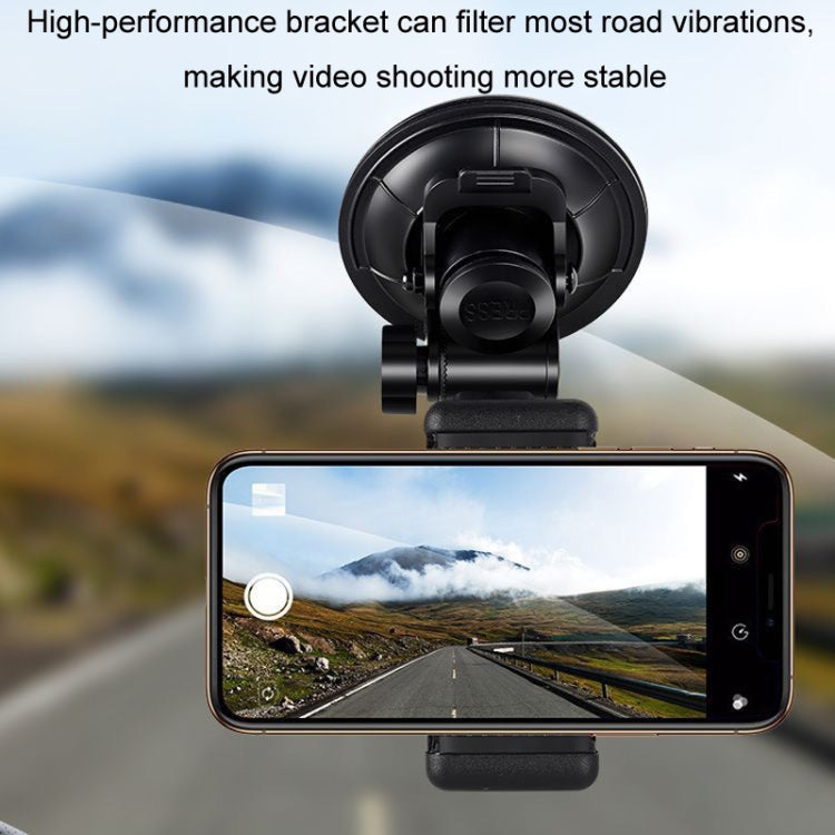 Car Suction Cup Mobile Phone Navigation Live Broadcast Shooting Bracket, Specification: Without Bluetooth - Car Holders by buy2fix | Online Shopping UK | buy2fix