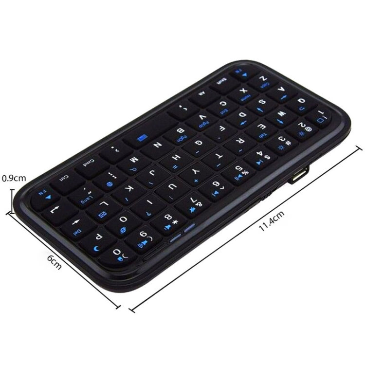 49 Keys Wireless Bluetooth Mini Keyboard Multi System Universal Portable Keypad(Black) - Mini Keyboard by buy2fix | Online Shopping UK | buy2fix