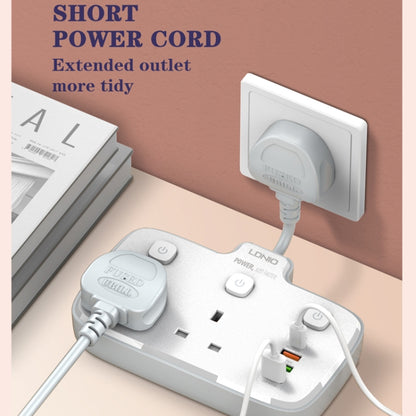 LDNIO Without Wire Adapter Plug Board Converter, Specification: Universal Hole EU Plug - Extension Socket by LDNIO | Online Shopping UK | buy2fix