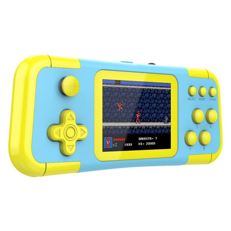 A12 3.0-inch HD Colorful Screen Retro Handheld Game Console with 666 Built-in Games, Model: Single Yellow Blue - Pocket Console by buy2fix | Online Shopping UK | buy2fix