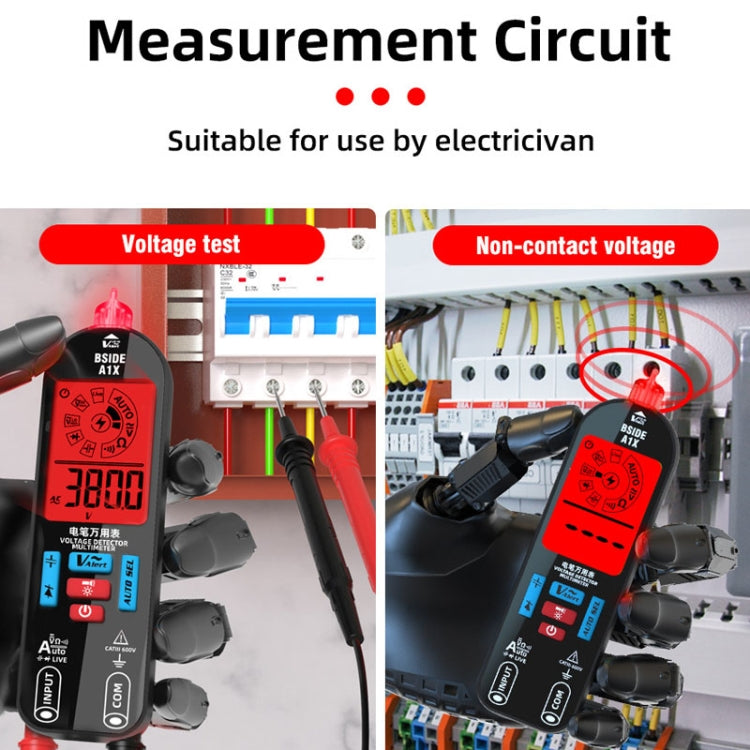 BSIDE A1X Charging Model Mini Digital Electric Pen Intelligent Automatic Merit Multimeter, Specification: With Tool Pack - Digital Multimeter by BSIDE | Online Shopping UK | buy2fix