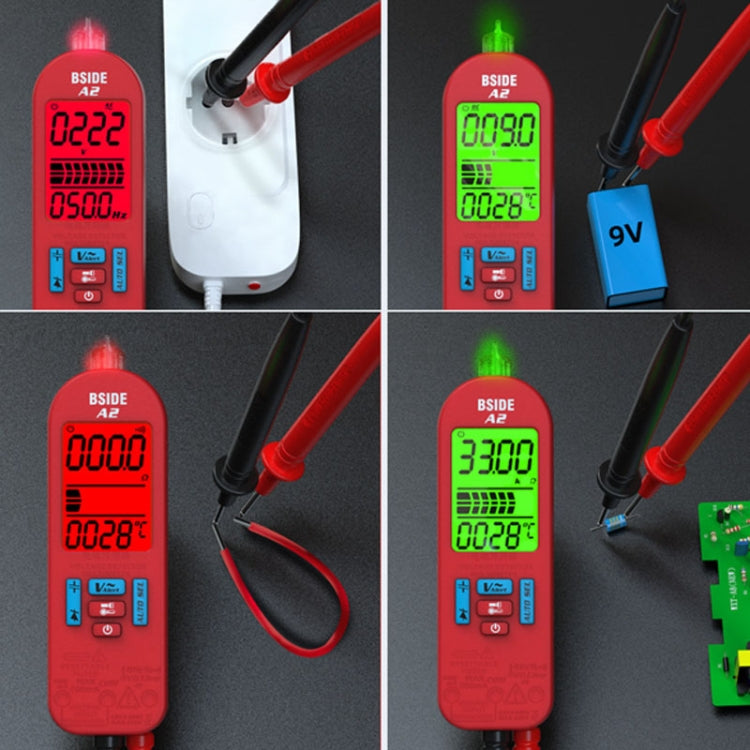 BSIDE A2 Charging Model Mini Digital Auto-Ranging Pencil Multimeter, Specification: Standard - Digital Multimeter by BSIDE | Online Shopping UK | buy2fix