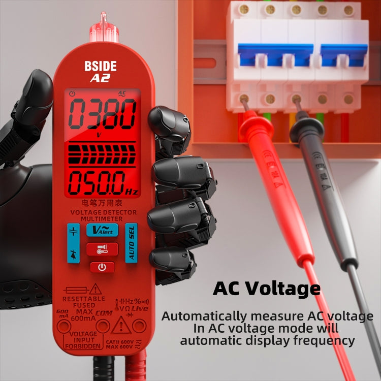 BSIDE A2 Charging Model Mini Digital Auto-Ranging Pencil Multimeter, Specification: Standard - Digital Multimeter by BSIDE | Online Shopping UK | buy2fix