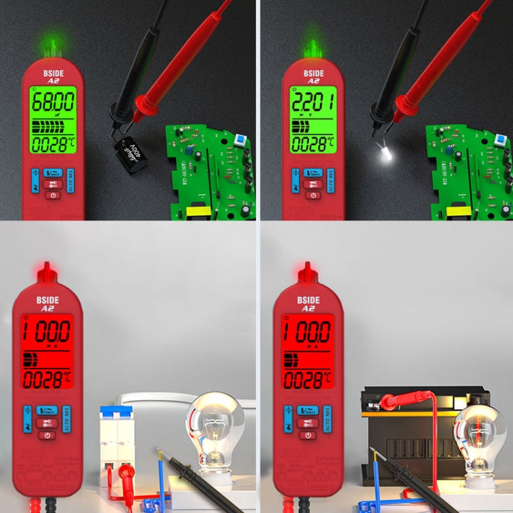 BSIDE A2 Charging Model Mini Digital Auto-Ranging Pencil Multimeter, Specification: Standard - Digital Multimeter by BSIDE | Online Shopping UK | buy2fix