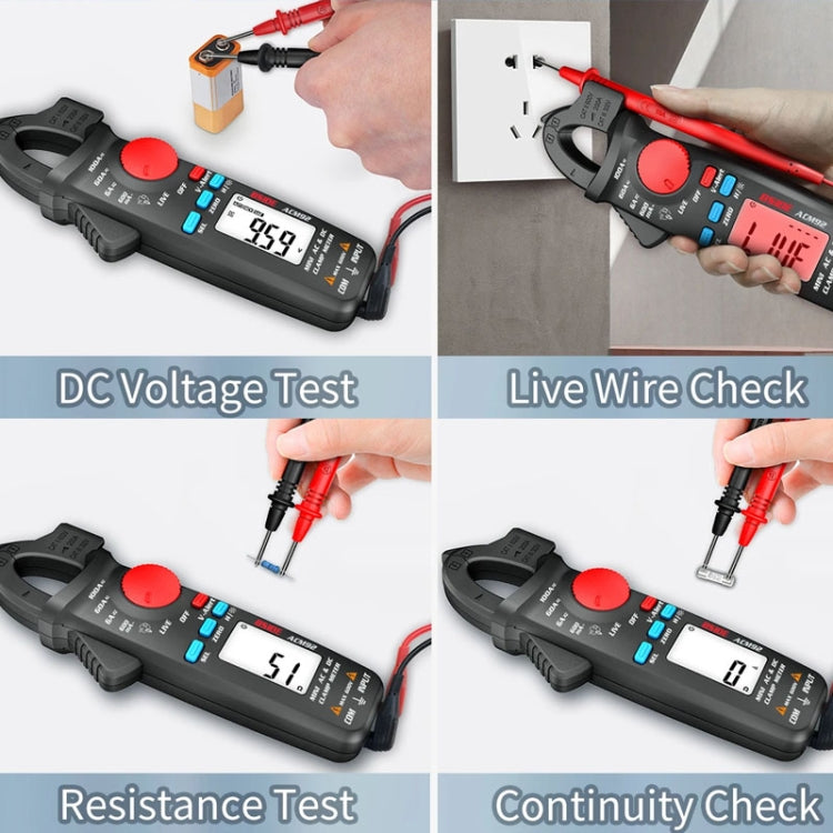 BSIDE ACM92 Digital Clamp Multimeter Current And Voltage Tester - Digital Multimeter by BSIDE | Online Shopping UK | buy2fix