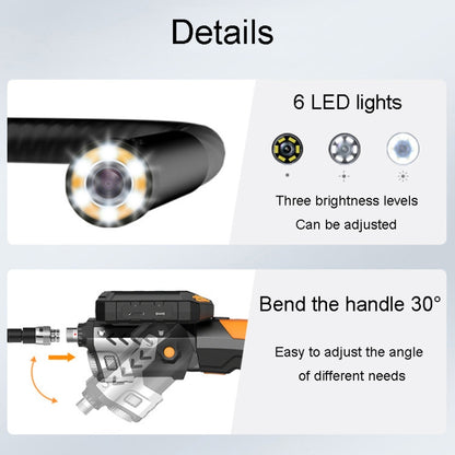 Teslong NTS300 5.5mm-3M  Dual Lens Waterproof 5 Inch HD Industrial Borescope Auto Repair Tools -  by Teslong | Online Shopping UK | buy2fix