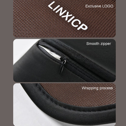 LINXICP 3 In 1 Car Seat Lumbar Cushion Summer Special Memory Foam Breathable Car Back Pad(Black) - Seat Accessories by LINXICP | Online Shopping UK | buy2fix