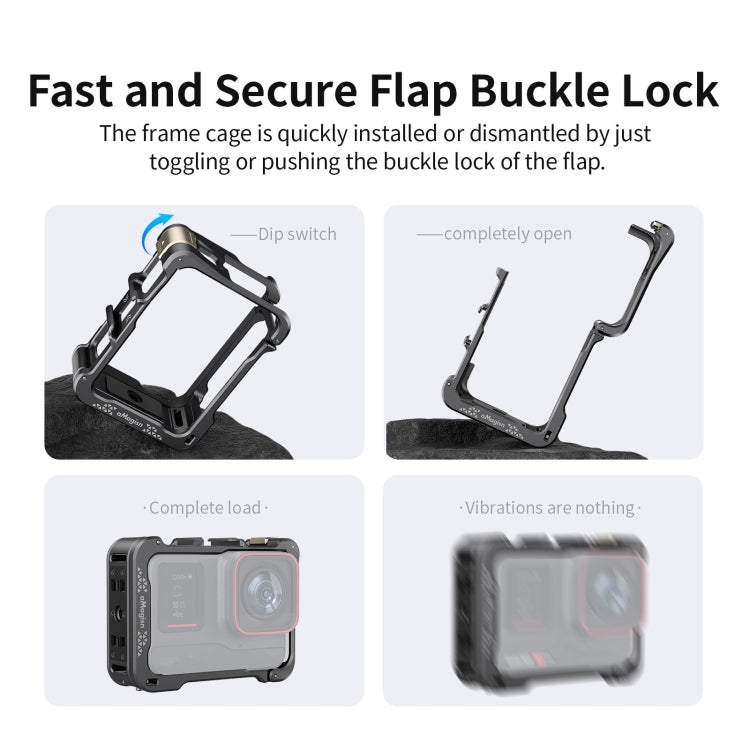 For Insta360 Ace / Ace Pro aMagisn Quick Disassembly Metal Rabbit Cage Border Accessories - Mount & Holder by aMagisn | Online Shopping UK | buy2fix