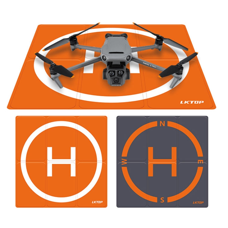 LKTOP 50cm Drone Universal Landing Pad Double-sided Waterproof Foldable RC Aircraft Launch Mat - Parking Apron by LKTOP | Online Shopping UK | buy2fix