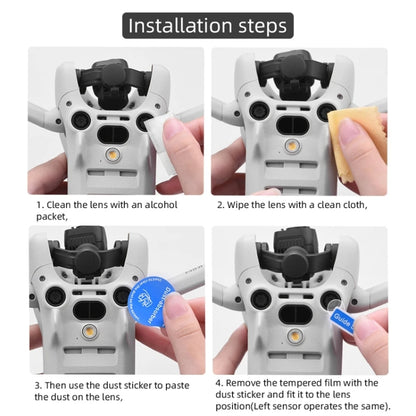 For DJI Mini 4 Pro Sensor / Lens Tempered Film Anti-scratch Protector, Spec: 1 Set - Others by buy2fix | Online Shopping UK | buy2fix