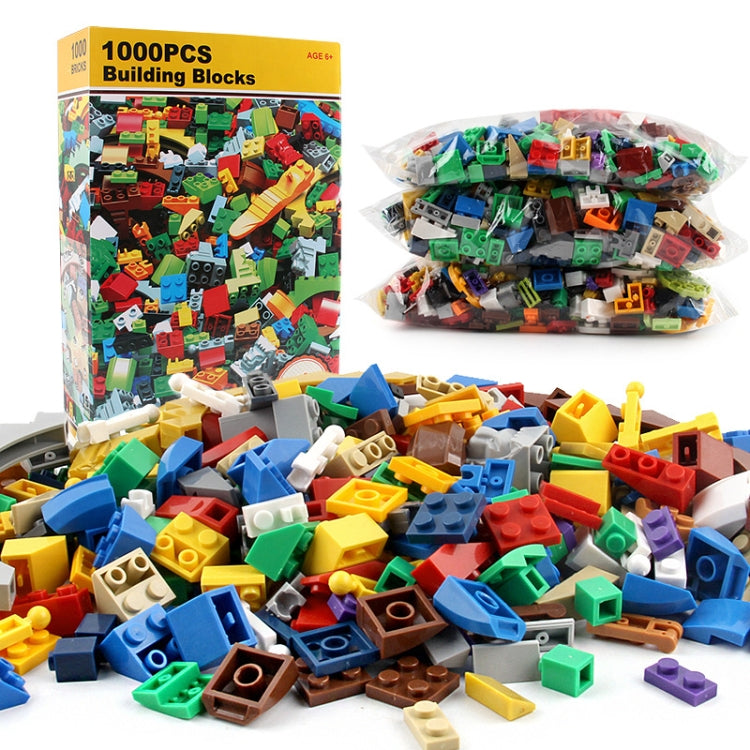 1000 in 1 Intelligent Toys DIY ABS Material Building Blocks with 4 Random Toy Persons, Random Color Delivery - Building Blocks by buy2fix | Online Shopping UK | buy2fix